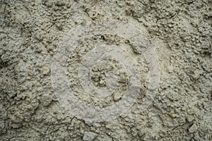 Macro background image of dried clay
