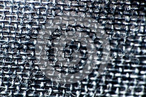 Macro backgrounds of natural and artificial fabric