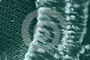 Macro backgrounds of natural and artificial fabric