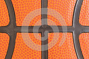 Macro basketball texture