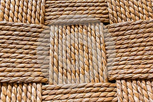 Macro of chair weave