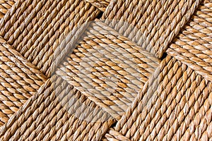 Macro of chair weave