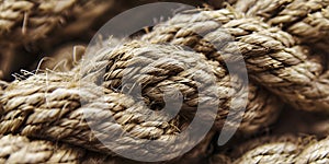 Macro close up of rope texture background