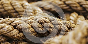 Macro close up of rope texture background