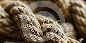 Macro close up of rope texture background