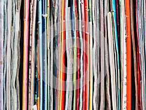 Pages in stack magazines