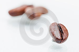 Macro coffee beans