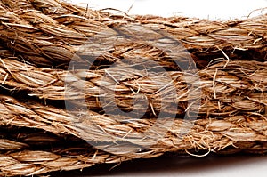 Macro of a coil of rope