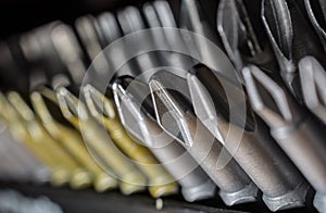 Macro Collection Of Phillips, Torx, Star And Slotted Bits 1