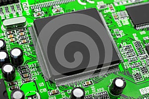 Macro of computer chip