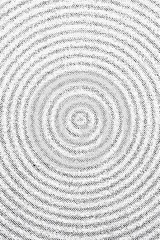 Macro Concentric Circular Line Pattern on Paper