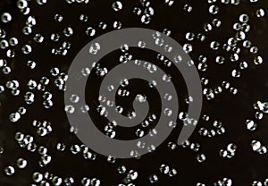 Macro of condensation water bubbles