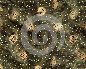 Macro Deer Spot Background Moss Green Earthy Brown Tileable