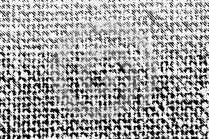 Macro of Dense Diagonal Halftone Noise Printed on Paper