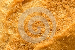 Golden bread crust background