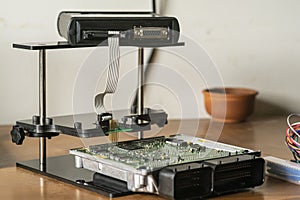 Car ecu bench reading method