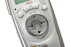 Macro of digital dictaphone photo