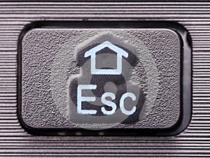 Macro esc key on computer keyboard