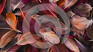 Macro feathers pattern