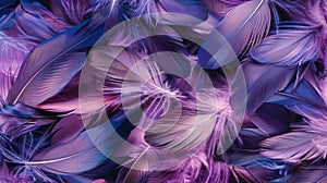 Macro feathers pattern