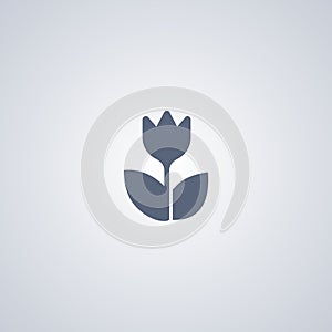 Macro, flower , vector best flat icon