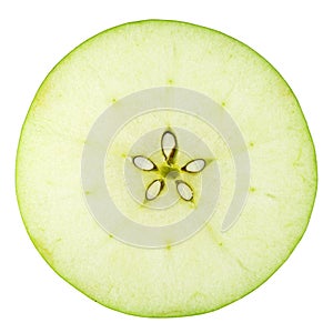 Macro food collection - Green apple slice