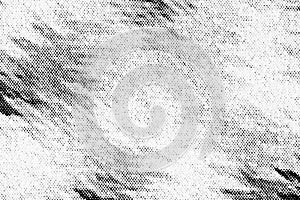 Macro of Halftone Dots Forming Diagonal Textured Shadows