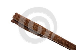 Macro image of cinnamon stick bark