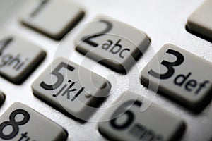 An macro Image of a keybord with numbers photo