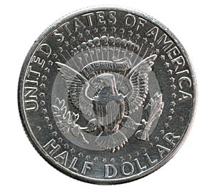 Imagen de uno dólar a nosotros monedas 