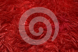 Closr macro image of red fur