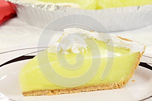 Macro key lime pie