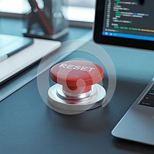 Red Reset Button