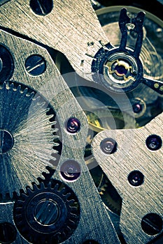 Macro Mechanical Gear Background