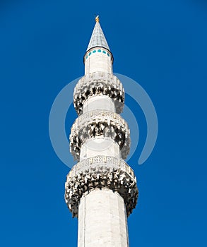 Macro of New Mosque Minaret, Istanbul