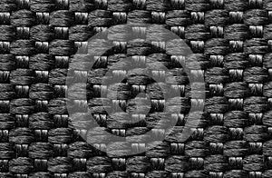 Macro Photo of Black Nylon Texture for Background