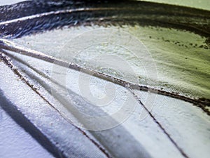 Macro photo of a butterfly wing