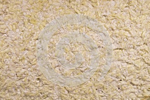 Macro photo texture of liquid wallpaper. The fiber structure is also similar to mineral wool