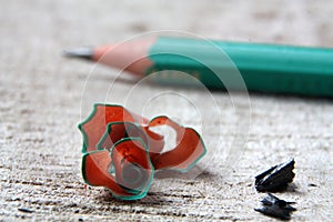 The pencil has been sharpened