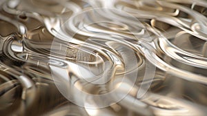 A macro photograph of a thin transparent film made of a special material that can manipulate sound waves by changing its