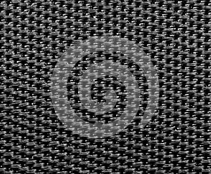 Macro Photo of Black Nylon Texture for Background photo