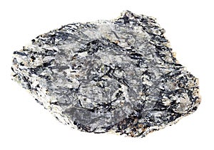 raw lujaurite (lujavrite) stone on white photo