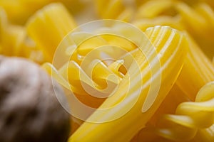 Macro photography pasta photo