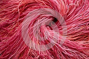 macro photography of scoured wool