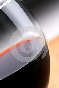 Macro of red Wine