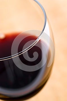 Macro of red Wine