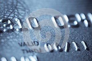 Macro shoot of a credit card