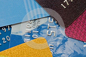 Macro shoot of a credit card