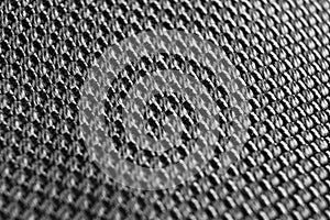 Macro shot black cotton fabric texture. Linen natural canvas texture with pattern. Fabric texture. Rough fabric background texture