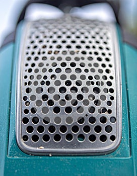 Modern Industrial Perforated Metal Surface